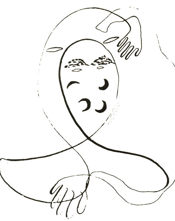 dibujo hecho por Lorca